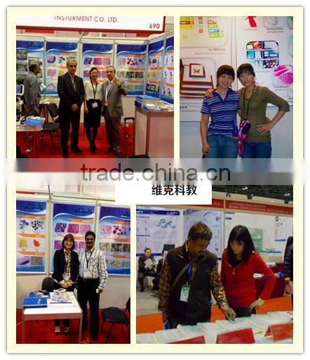 Differnt kinds of prepared microscope slides pine wood box