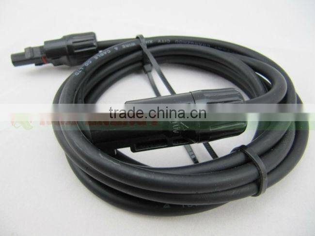MC4 solar cable assembly with connector. TUV certification.