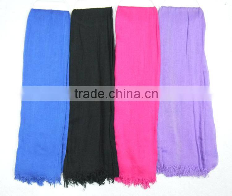 105 * 200 CM plain viscose scarf infinity viscose scarf