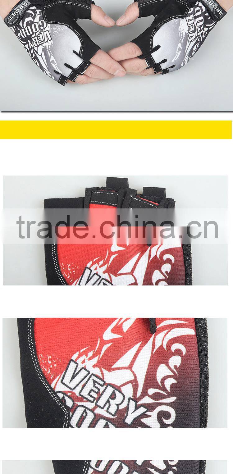 2015 adjustable half short finger best bicycle gloves