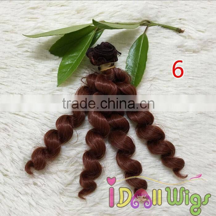 Brand New 15*100cm Body Wave Hair Extension HT Resistant Wig for SD BJD Baby Dolls