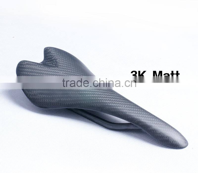 Manufacturer T800 carbon fiber road bicycle saddle, 3K weave matte/glossy finish cheap price carbon road saddles