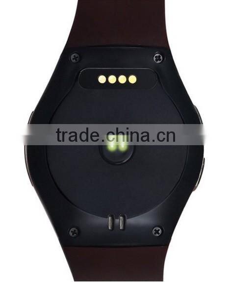 Full Display Round IPS Screen LCD MTK2502C BT4.0 blood pressure monitor watch KW18