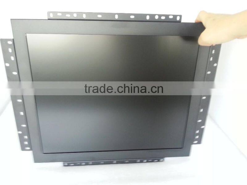 Indusrial Use Metal Case VGA Input 17inch Open Frame TFT LCD Monitor