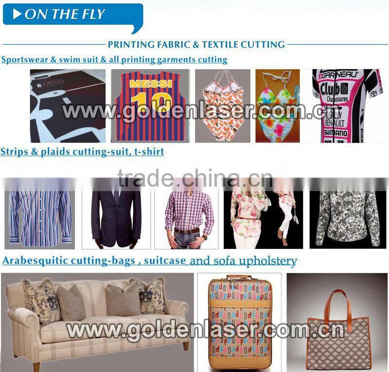 Sublimated Fabric Laser Cutting Plotter with Camera