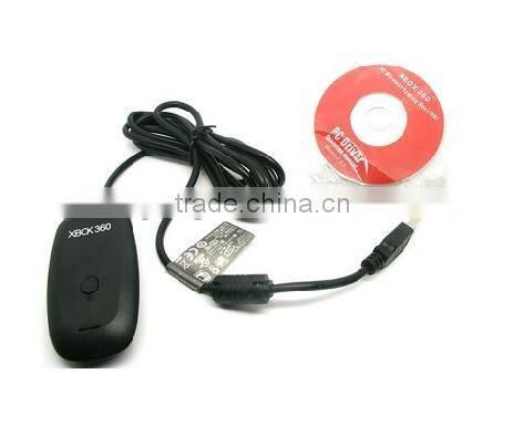 PC Controller Gaming Receiver For Microsoft Xbox 360 Wireless Controller Retail