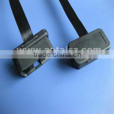 Low Profile 24V OBDII OBD2 Male to Female 16Pin Connector Extension Cable