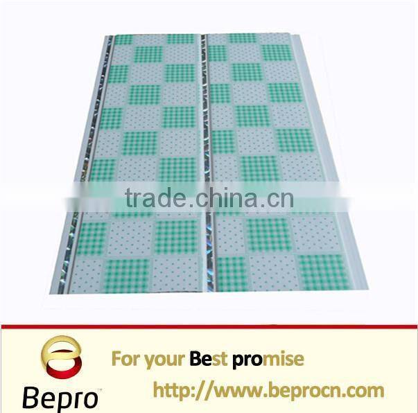 25cm/30cm PVC wall panels with groove, plastic roof panels