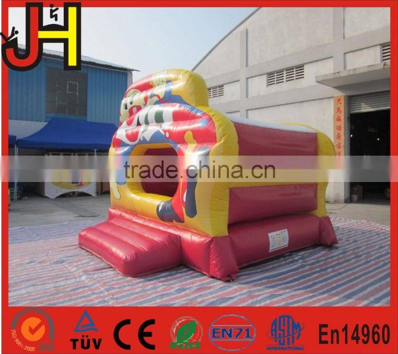 Circus clown inflatable bouncer for sale, inflatable bounce with obstacles