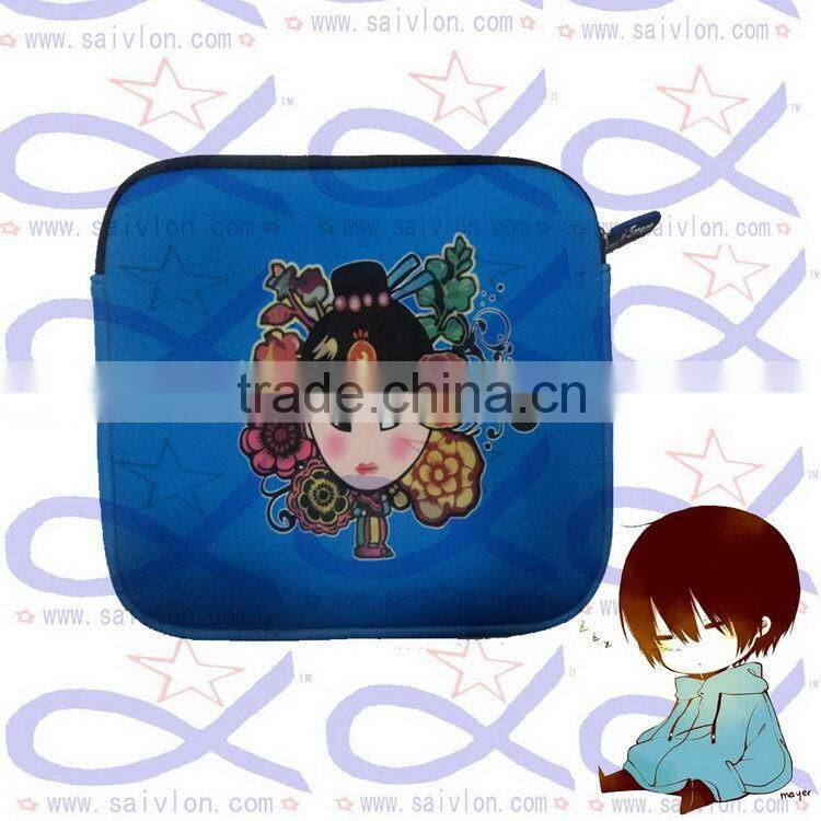 Best quality hot sale nylon zipper pencil pouch wholesale