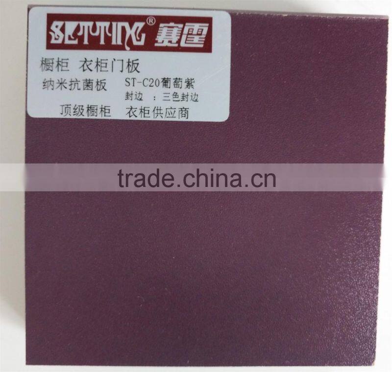 uv mdf board in high glossy Metallic purple color ST-C07