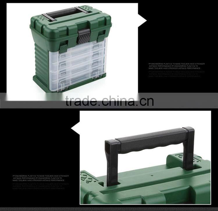 Multifunction plastic fishing gear box