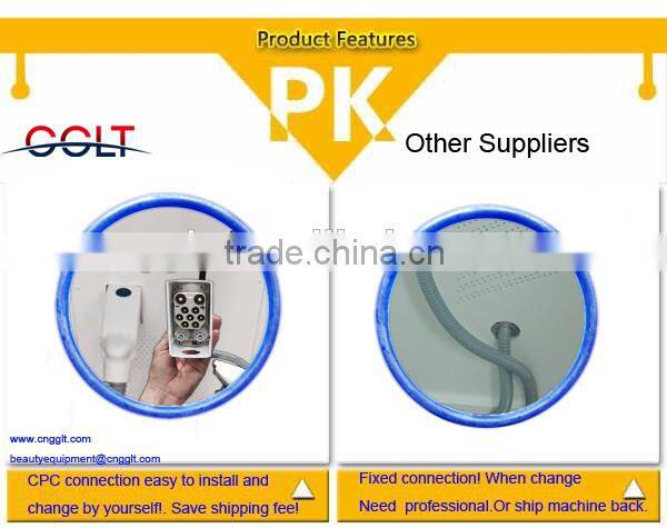 2015 newest hair removal GGLT 808nm medical laser