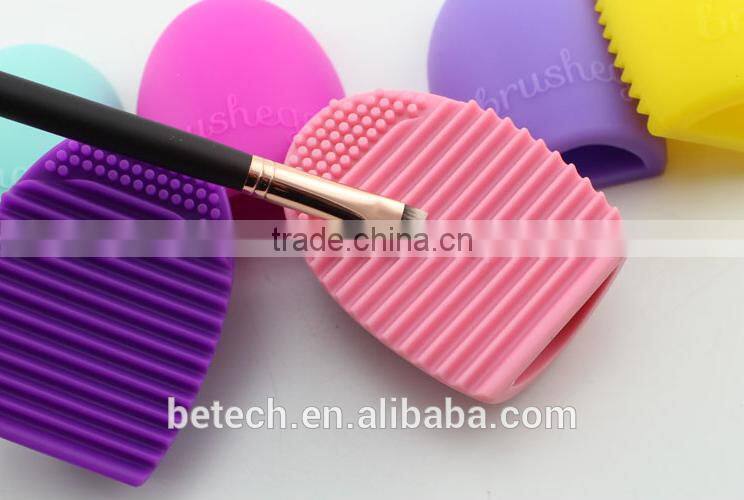 Makeup brush egg cleaning supplies The fashion colour makeup brush egg