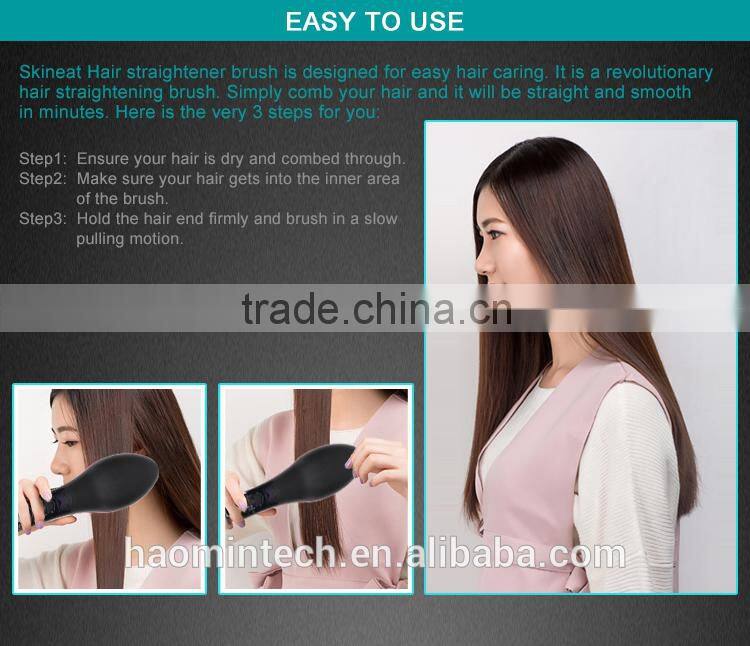 Cheap Superior Qualiy Electric Fast Heat Up Safe CE FCC ROHS comb straightener