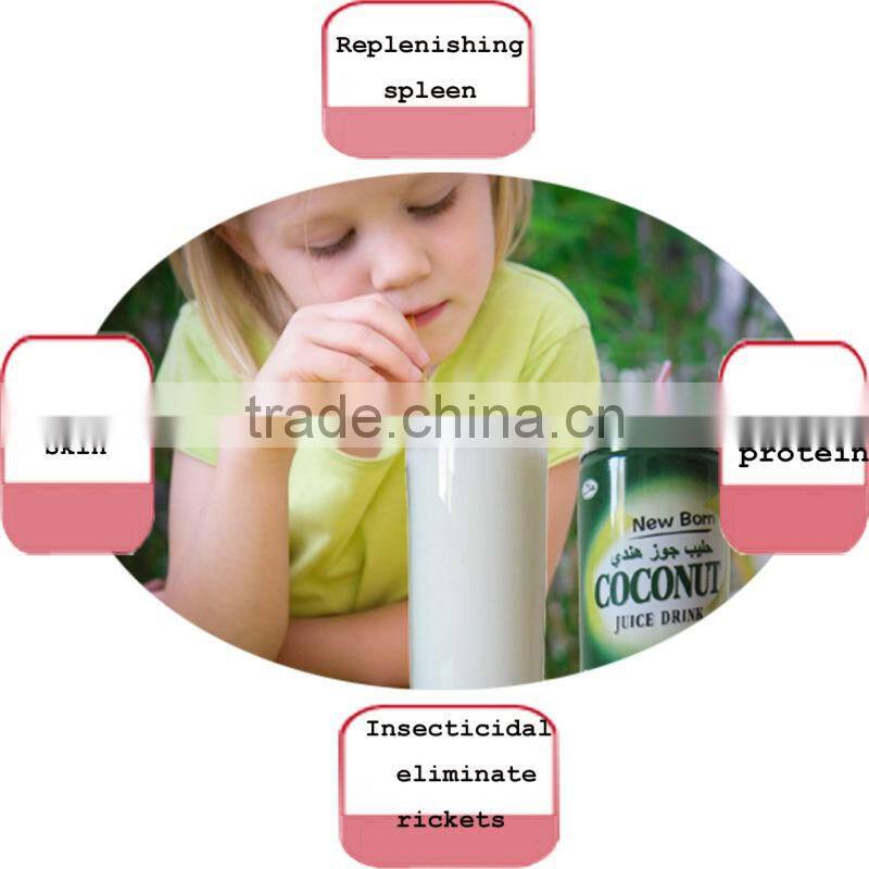 young coconut canned drink juice