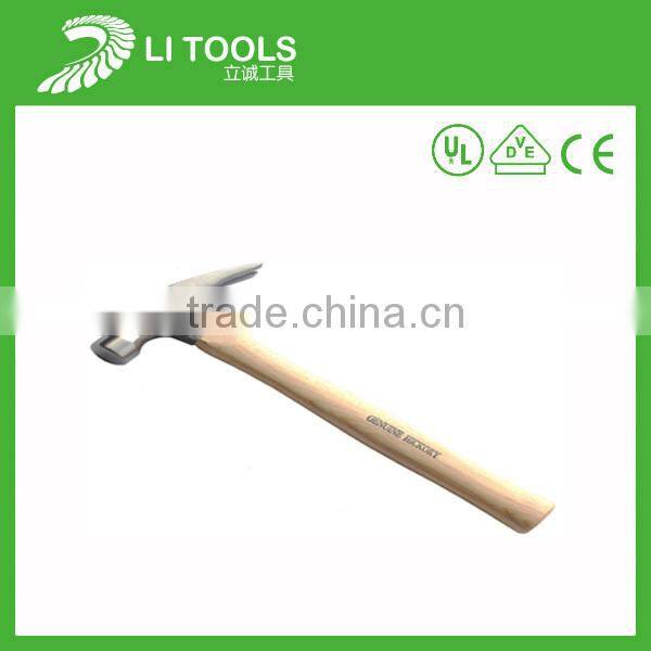 27mm steel framing wooden handle claw hammer