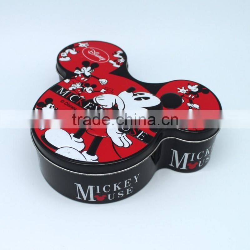 mickey mouse shaped candy tins sweet candy box