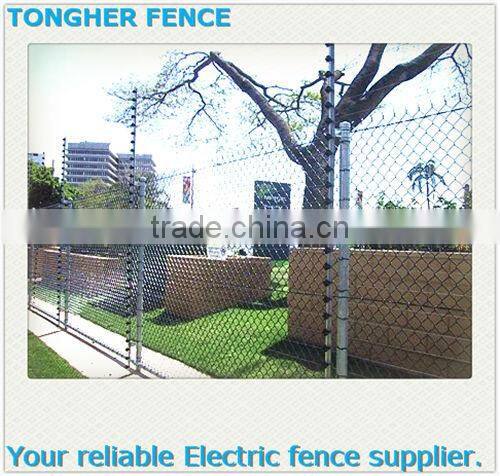 High quality double galvanization iron steel metal pole for electric fence system