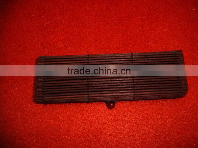 black square bamboo gift case box