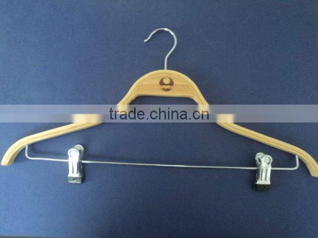 various sizes and logo Round bamboo hangers