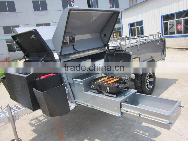 2017 hot sale off road travel trailer tent trailer camper trailer