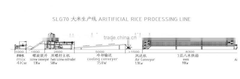 Nutrition Artificial Corn Rice Making Machine