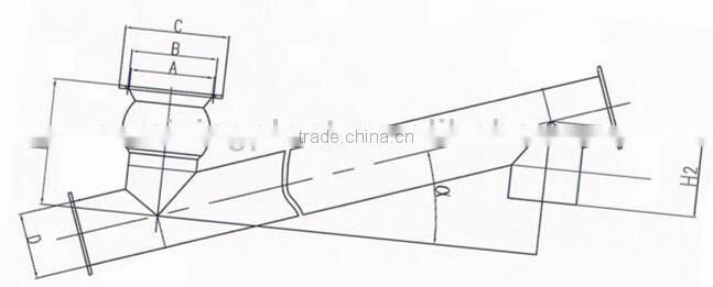Small/ Mini screw conveyor for cement silo industry for powder