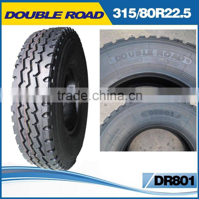 alibaba hot sale lower price all steel radial 315/80r 22.5 truck tire double road brand