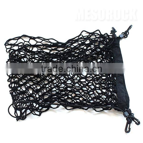 Black Mesh Net Hammock Cargo Storage Mesh Storage Net Trunk Cargo Organizer Cargo Net