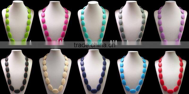 2013 new idea religious silicon beads necklace with pendent starfish