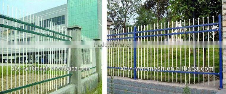 wrought iron welded picket mesh fence