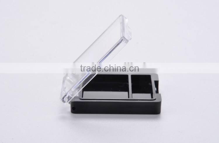 plastic eye shadow container cases for cosmetic use