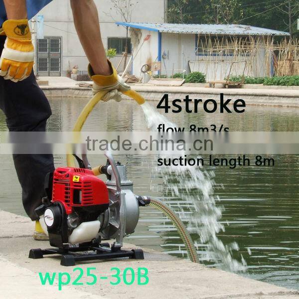 4 storke petrol engine water pump WP25-30A for agricultural