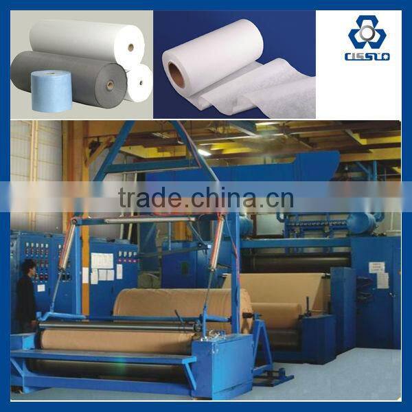 High speed nonwovens fabric production machine