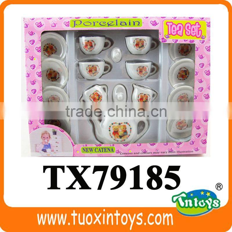 plain white kung fu ceramic tea set