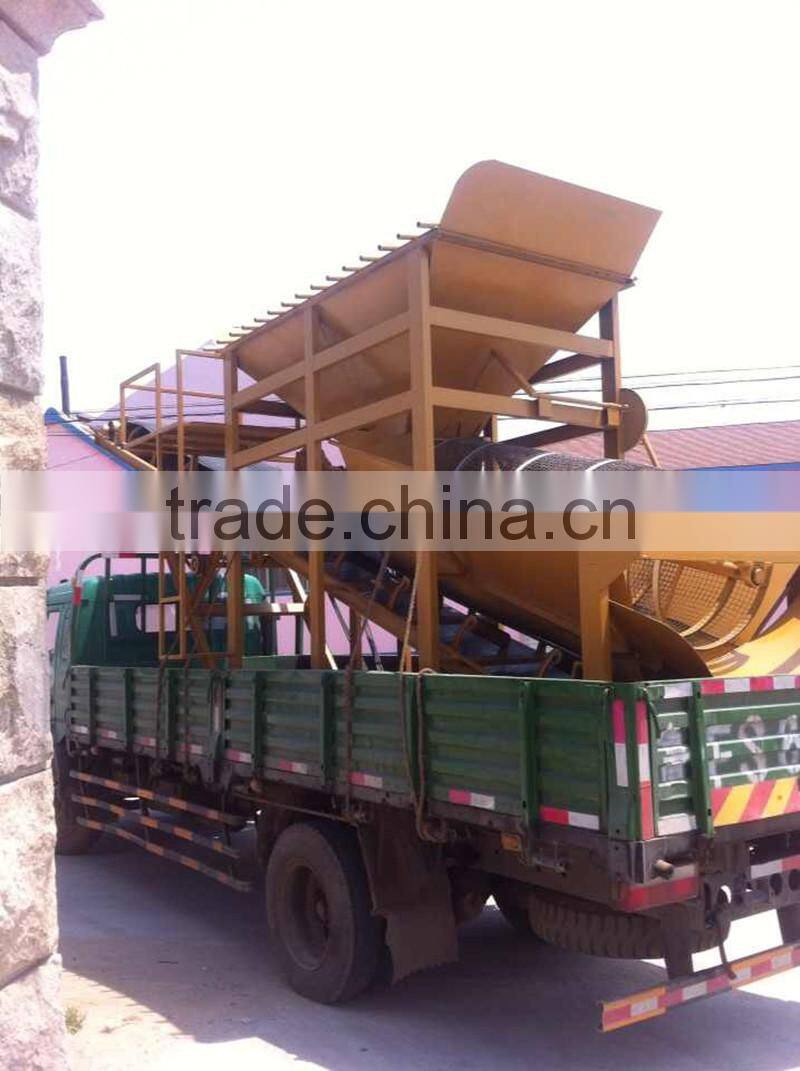 Widely used in power plants and construction site Diesel sand screener machine manufacturer