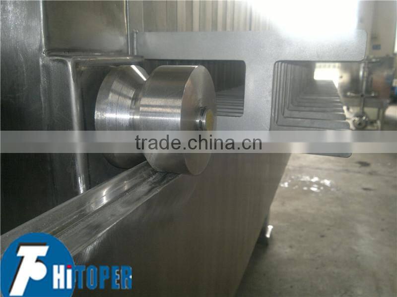 Large filter press capacity for wine,beer purification of stainless steel material