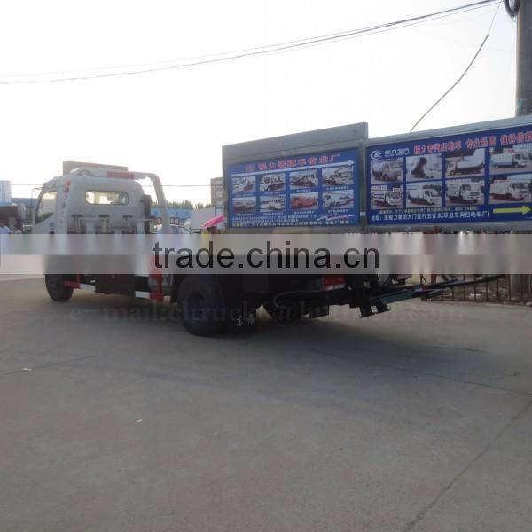 124hp DONGFENG 4*2 Hydraulic Wrecker Platform 5.6m