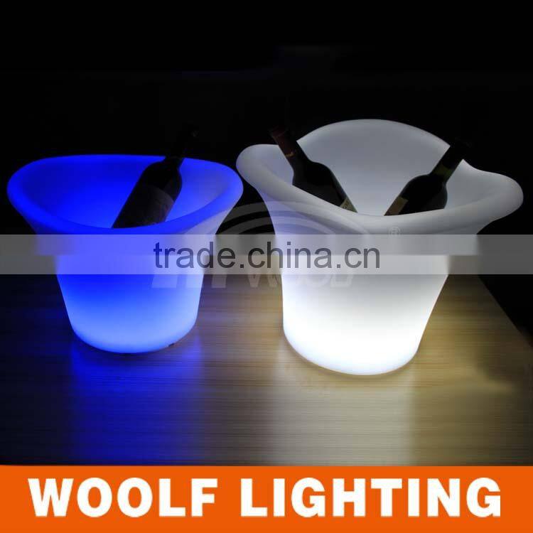 colorful plastic light up decorative flower pots