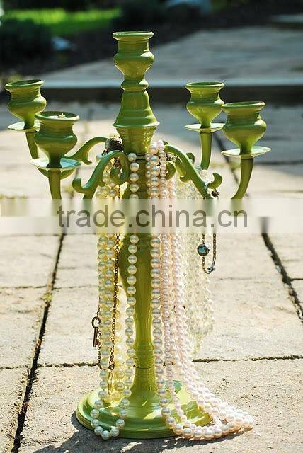 Glass candle holder Candelabra hurricane candelabra