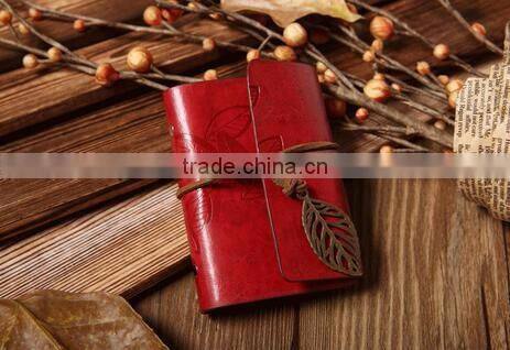 cy280 11*8cm Retro fashion leather leaves men's women's creative tying Card Pack card holders