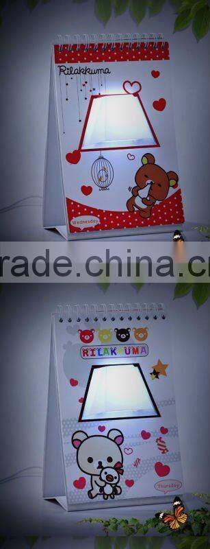 Supply fashion creative USB bedroom bedside flip desk lamp