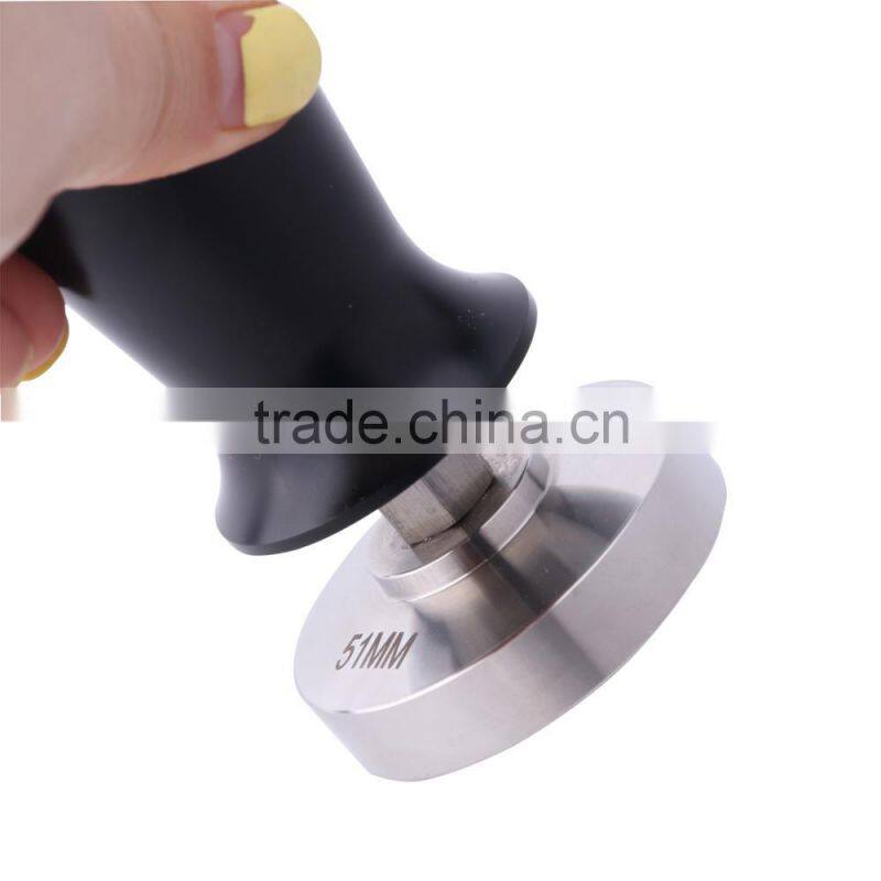 304 Stainless Steel Calibrated Pressure STEALTH ESPRESSO COFFEE TAMPER For Coffee And Espresso Black 51MM