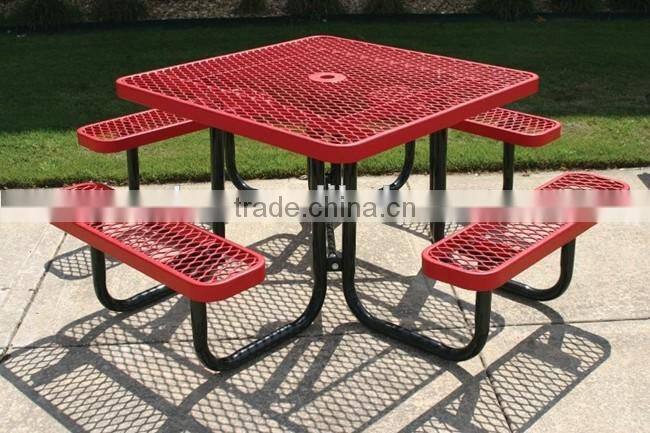 Arlau Steel Outdoor Furniture China,Outdoor Chairs And Tables,Picnic Table Benches