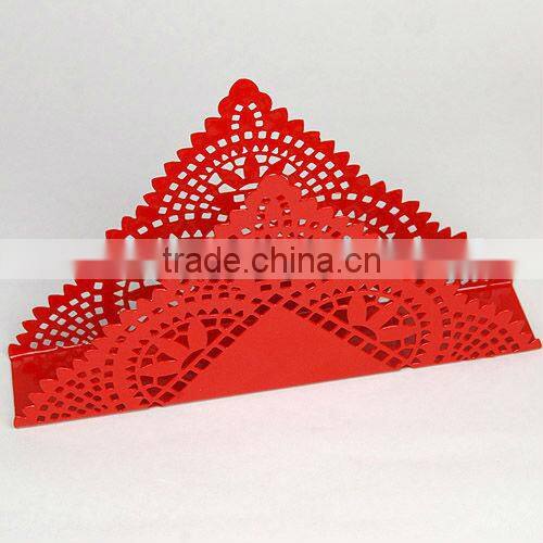 Chinese paper-cutting style paper napkin holder