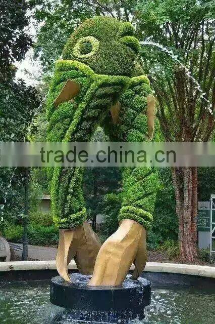 China long-life time fake grass animal good quality artificial grass topiary