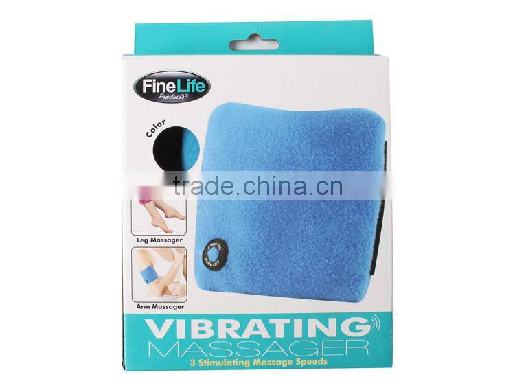 Cheap wholesale electric arm massager polar fleece vibration leg massager