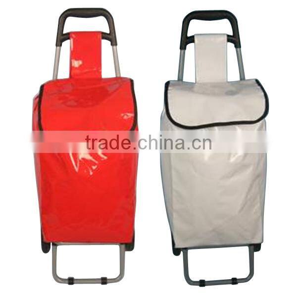 Fashion Faux Leather Shopping Trolley