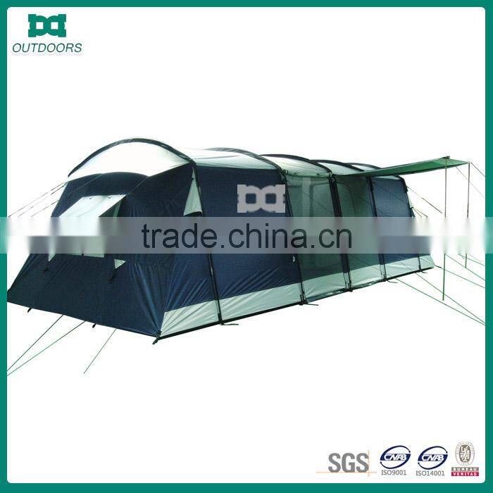 Big capacity outdoor winter party works tent with two bedrooms for 8 person